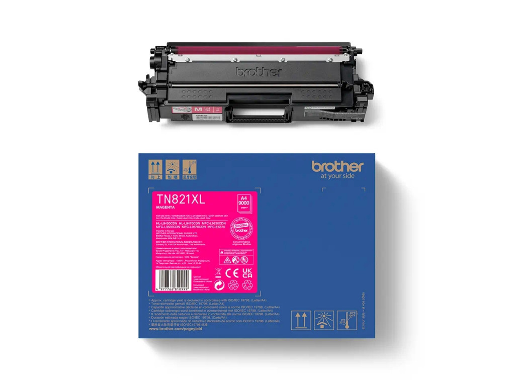 Консуматив Brother TN-821XLM Magenta Toner Cartridge High Yield 24288_2.jpg