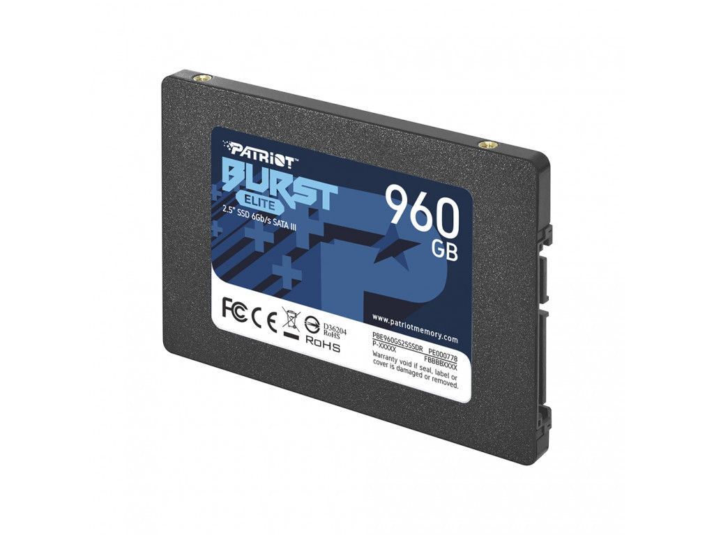 Твърд диск Patriot Burst Elite 960GB SATA3 2.5 15252_1.jpg