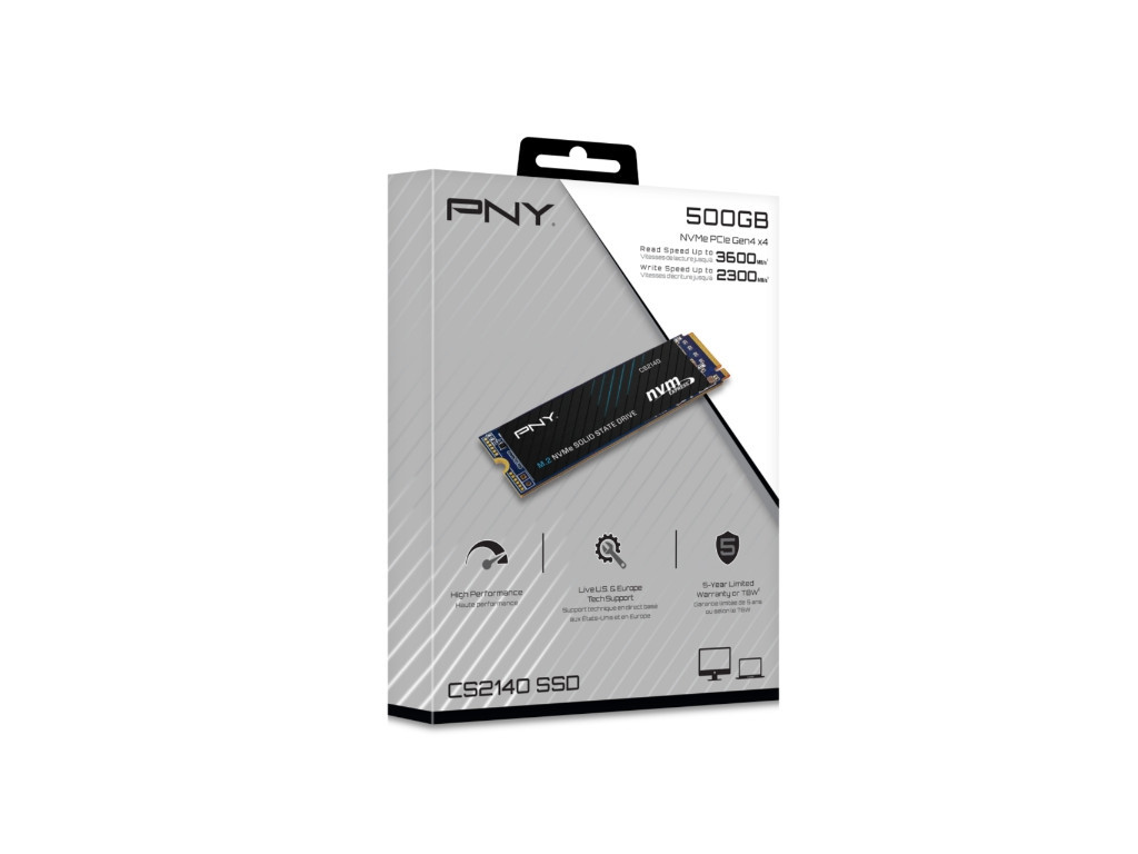 Твърд диск PNY SSD CS2140 M.2 GEN4 500GB 24485_1.jpg