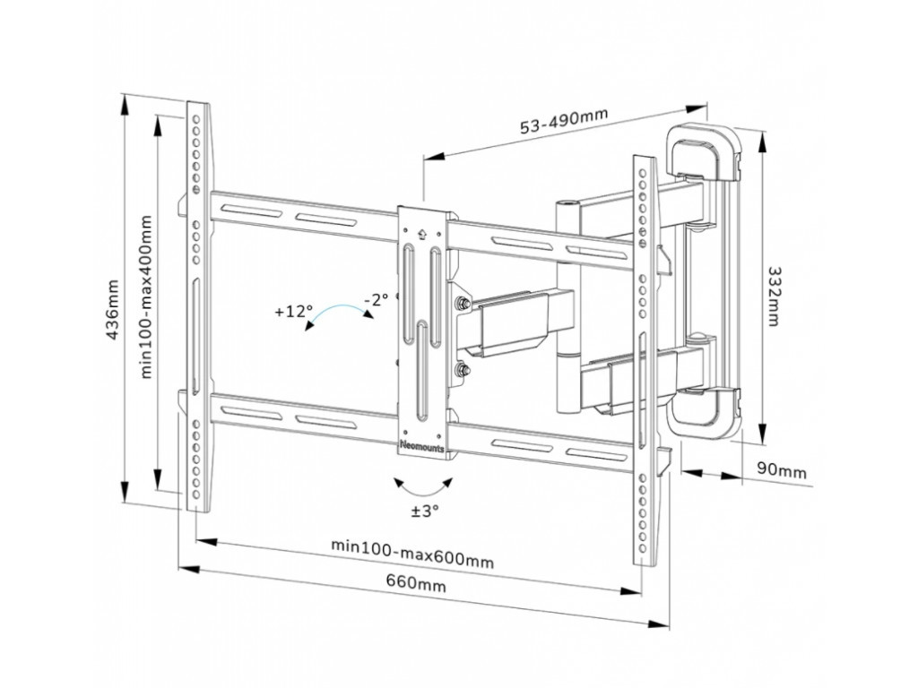 Стойка Neomounts by Newstar Screen Wall Mount (full motion 19530_15.jpg