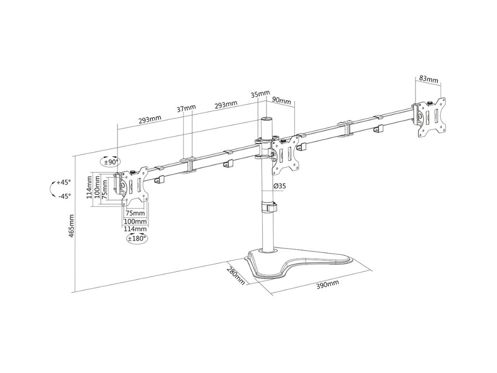 Стойка Neomounts by NewStar Flat Screen Desk Mount (stand) 19536_11.jpg