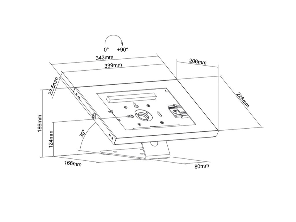 Стойка Neomounts by Newstar desk stand and wall mountable 21228_10.jpg