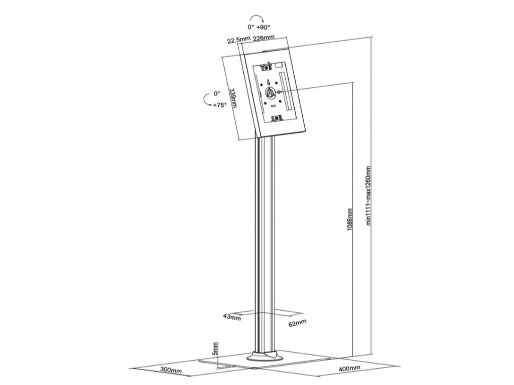 Стойка Neomounts by Newstar floor stand 21231_15.jpg