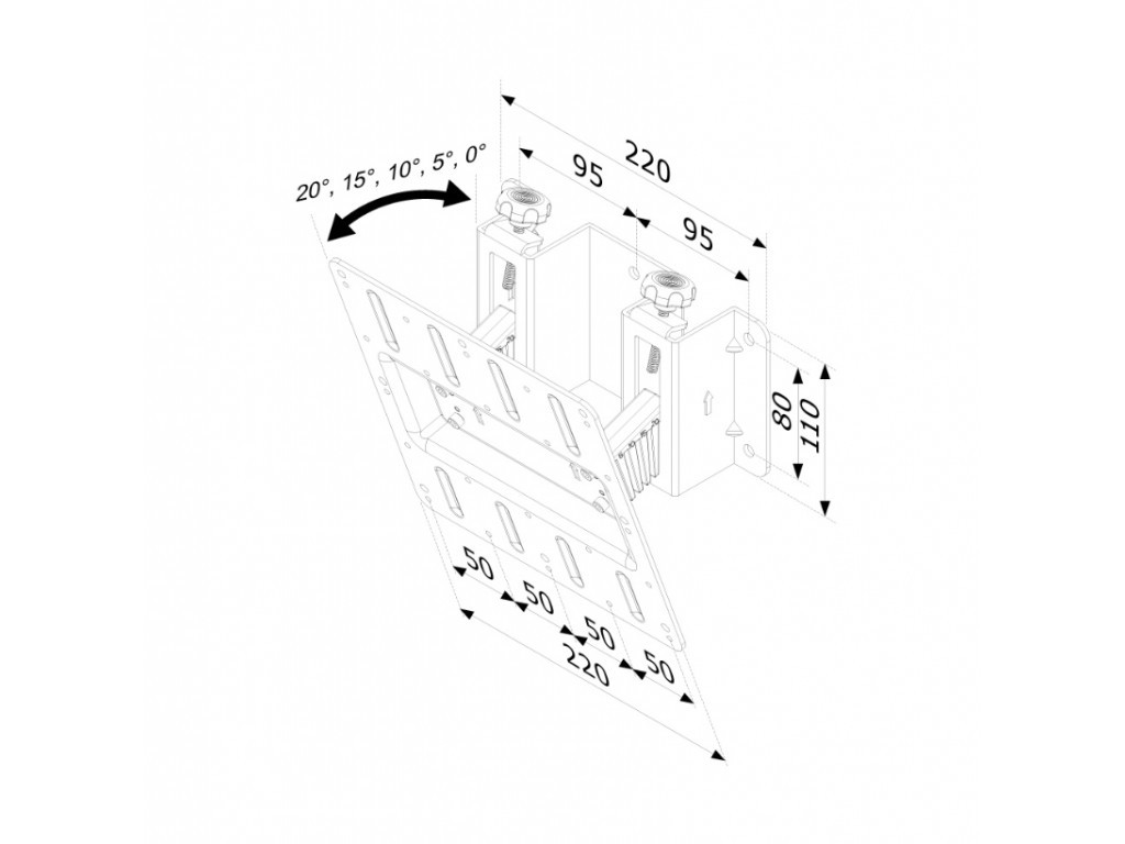 Стойка Neomounts by NewStar Flat Screen Wall Mount (tiltable) 6586_8.jpg