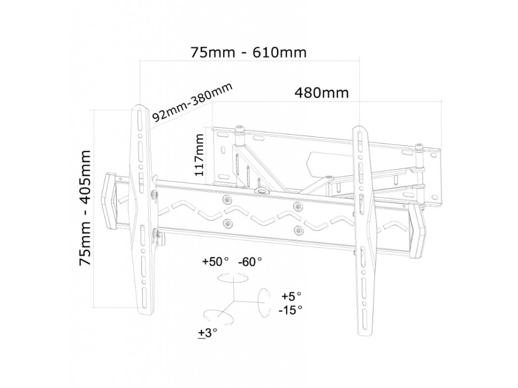 Стойка Neomounts by NewStar Flat Screen Wall Mount (3 pivots & tiltable) 6628_15.jpg