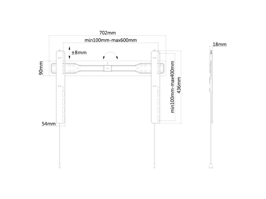 Стойка Neomounts by NewStar Flat Screen Wall Mount (fixed) 6629_11.jpg