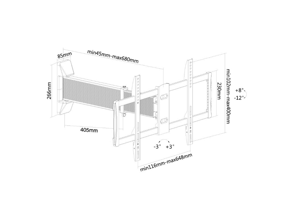 Стойка Neomounts by NewStar Flat Screen Wall Mount (3 pivots & tiltable) 6633_11.jpg