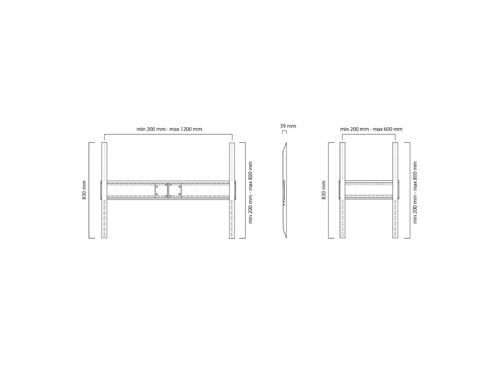 Стойка Neomounts by NewStar Flat Screen Wall Mount - ideal for Large Format Displays (fixed) - 150 KG 6638_11.jpg