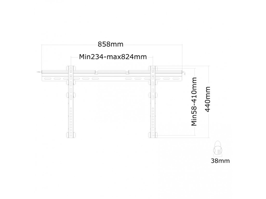 Стойка Neomounts by NewStar Flat Screen Wall Mount (fixed 6644_11.jpg