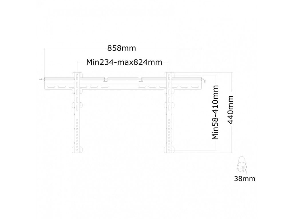 Стойка Neomounts by NewStar Flat Screen Wall Mount (fixed 6645_15.jpg