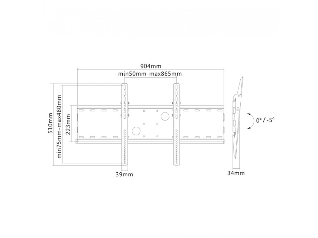 Стойка Neomounts by NewStar Flat Screen Wall Mount (fixed) 6647_11.jpg