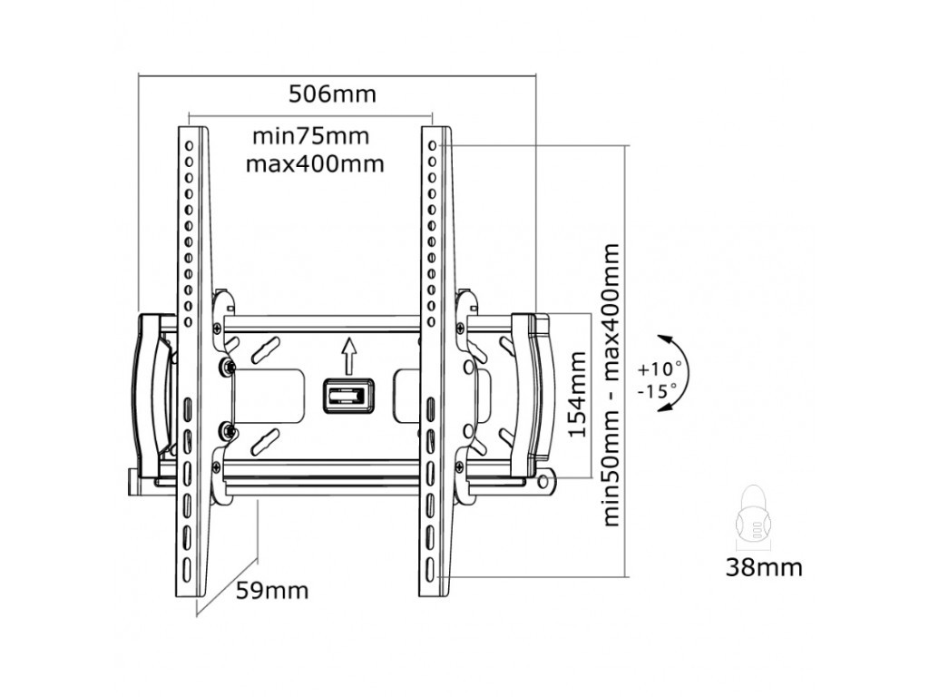 Стойка Neomounts by NewStar Flat Screen Wall Mount (tiltable 6650_11.jpg