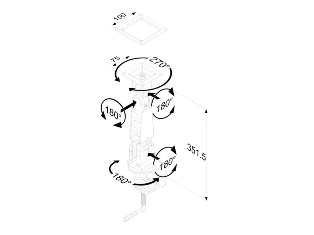 Стойка Neomounts by NewStar Flat Screen Desk Mount (clamp) 6670_11.jpg