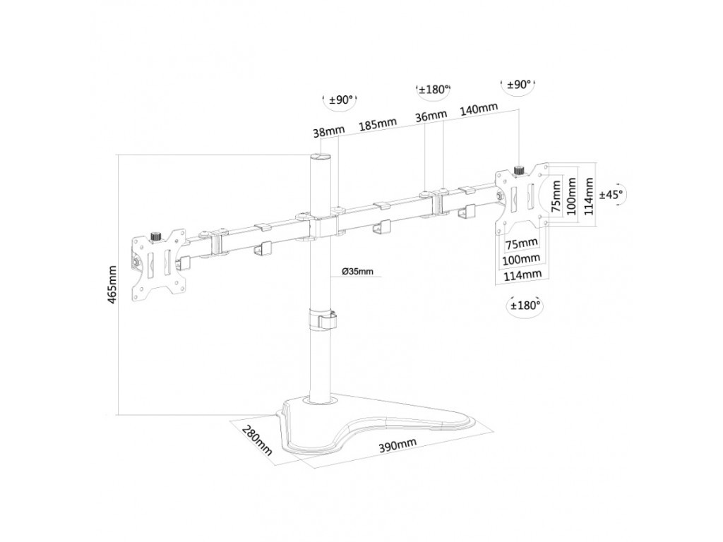 Стойка Neomounts by NewStar Flat Screen Desk Mount (stand) 6676_11.jpg