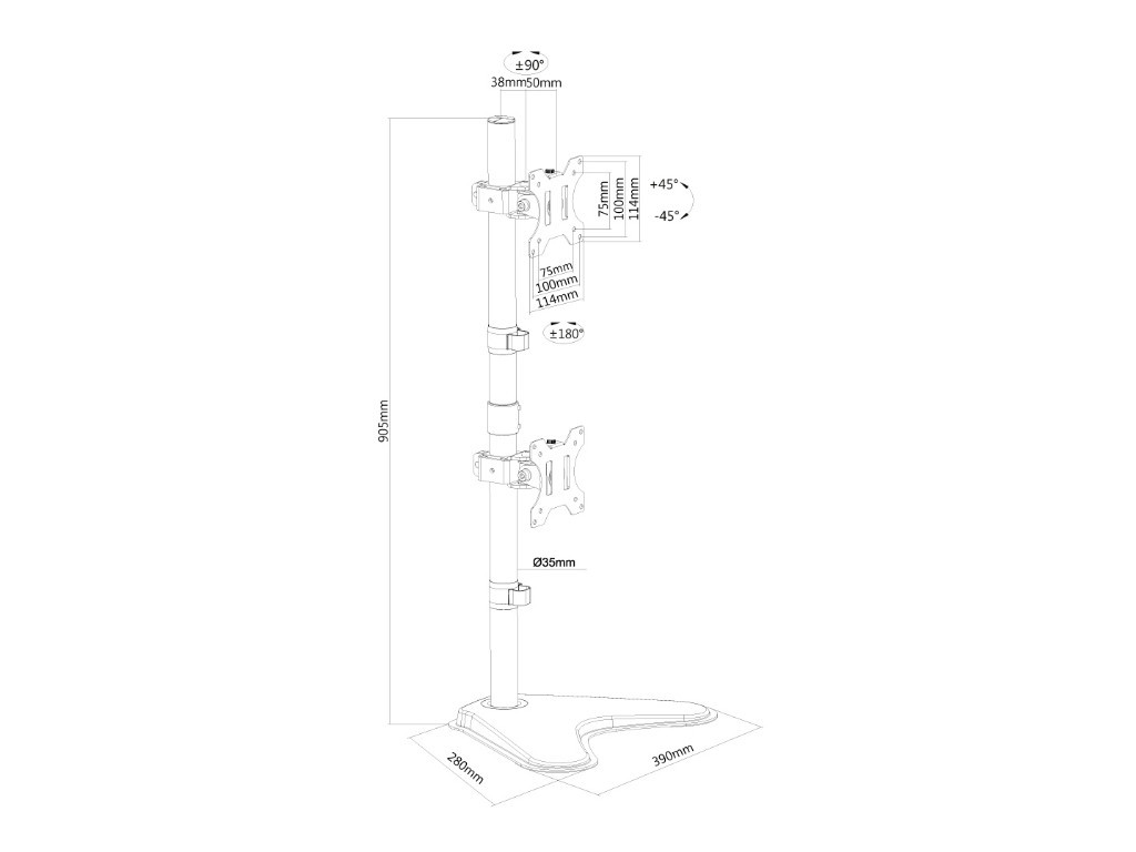 Стойка Neomounts by NewStar Flat Screen Desk Mount (stand) 6678_11.jpg