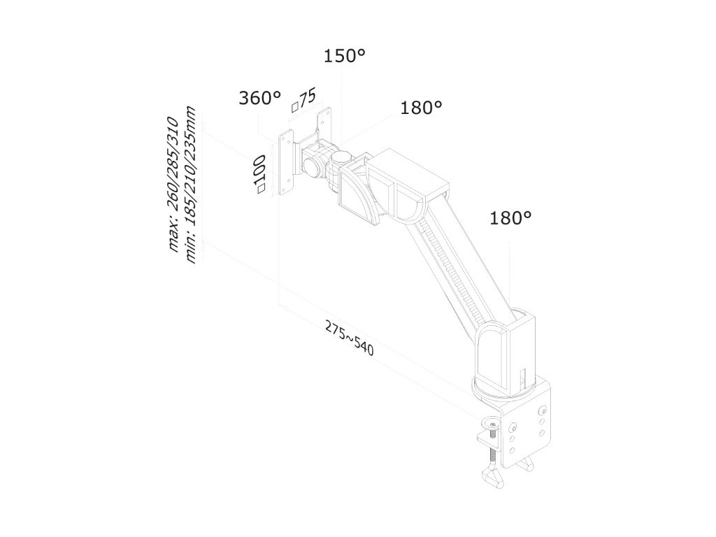 Стойка Neomounts by NewStar Flat Screen Desk Mount (clamp) 6680_11.jpg