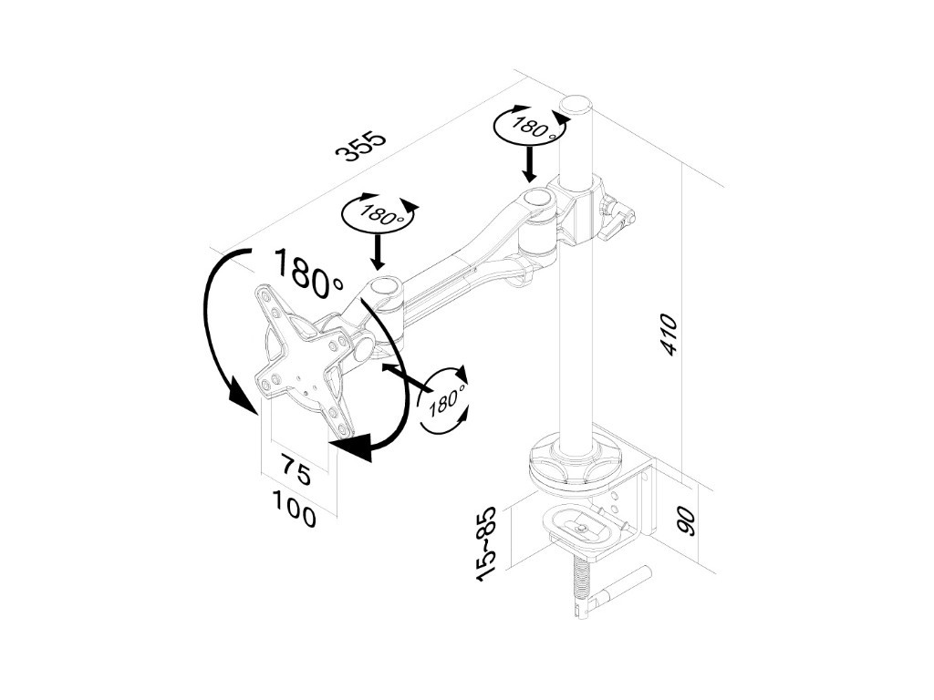 Стойка Neomounts by NewStar Flat Screen Desk Mount (clamp) 6737_11.jpg