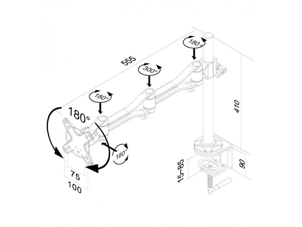 Стойка Neomounts by NewStar Flat Screen Desk Mount (clamp) 6739_11.jpg