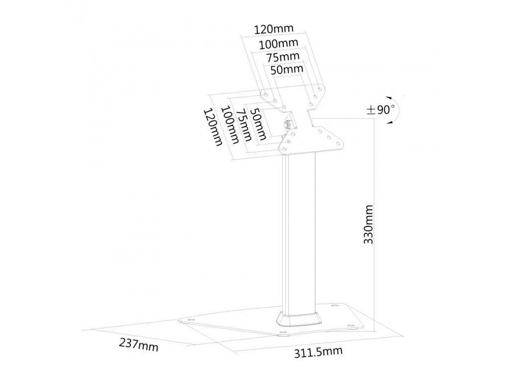 Стойка Neomounts by NewStar Flat Screen Desk Mount (stand) 6750_11.jpg