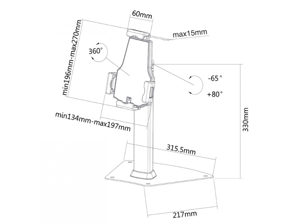 Стойка Neomounts by NewStar Tablet & Smartphone Arm (universel for all tablets & smartphones) 6796_11.jpg