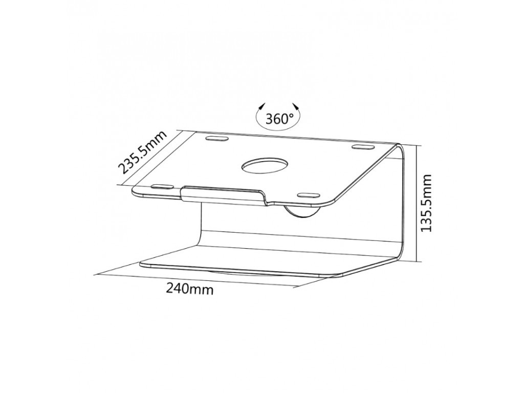 Стойка Neomounts by NewStar Notebook Desk Stand (ergonomic 6807_15.jpg