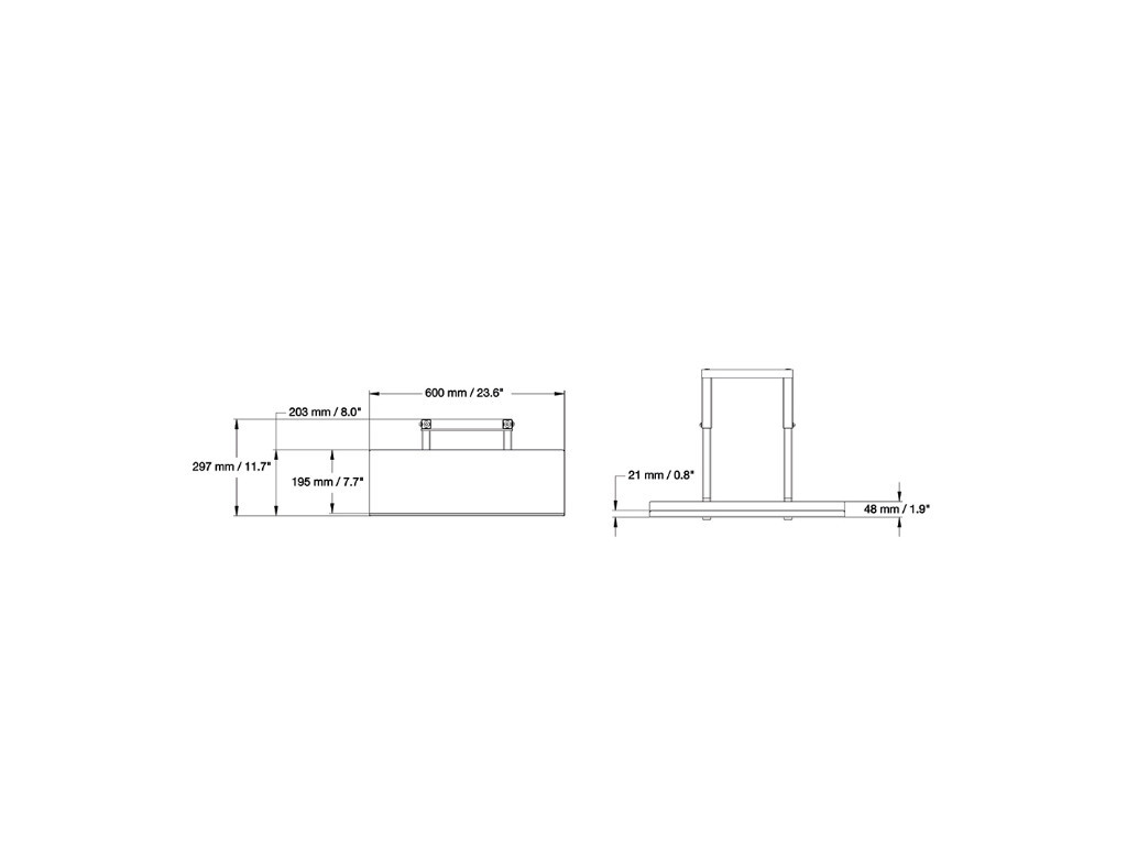 Аксесоар Neomounts by NewStar Keyboard Shelf for PLASMA-M2500/W2500-series 6847_11.jpg