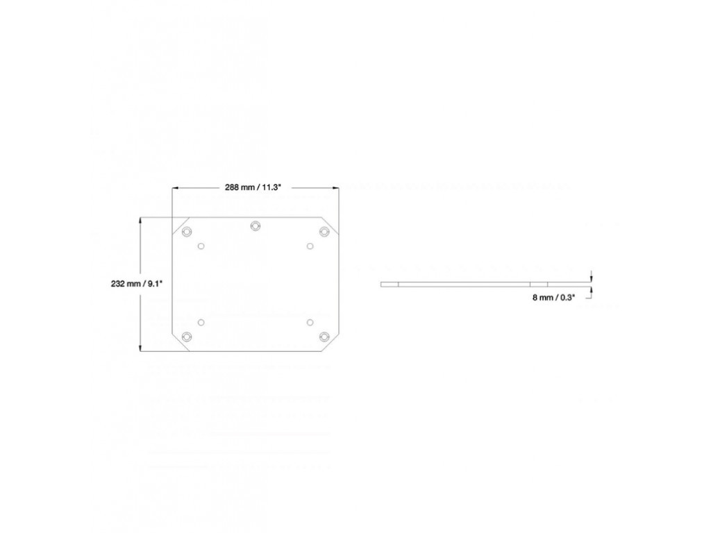 Аксесоар Neomounts by NewStar Fixed Floor Plate for 2250/2500-series - small (bolt down) 6849_1.jpg