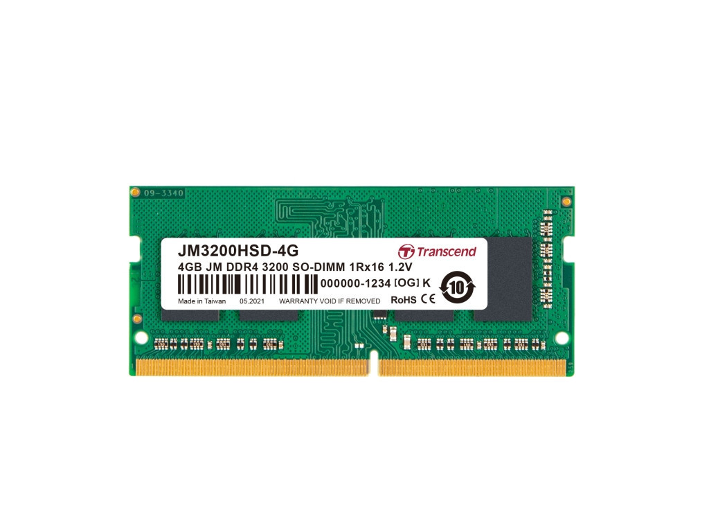 Памет Transcend 4GB JM DDR4 3200Mhz SO-DIMM 1Rx16 512Mx16 CL22 1.2V 19326.jpg