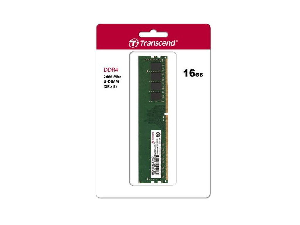 Памет Transcend 16GB JM DDR4 2666Mhz U-DIMM 2Rx8 1Gx8 CL19 1.2V 5662_1.jpg