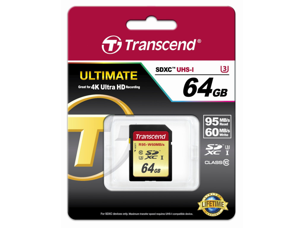 Памет Transcend 64GB SDXC UHS-I U3 Card 6455_15.jpg