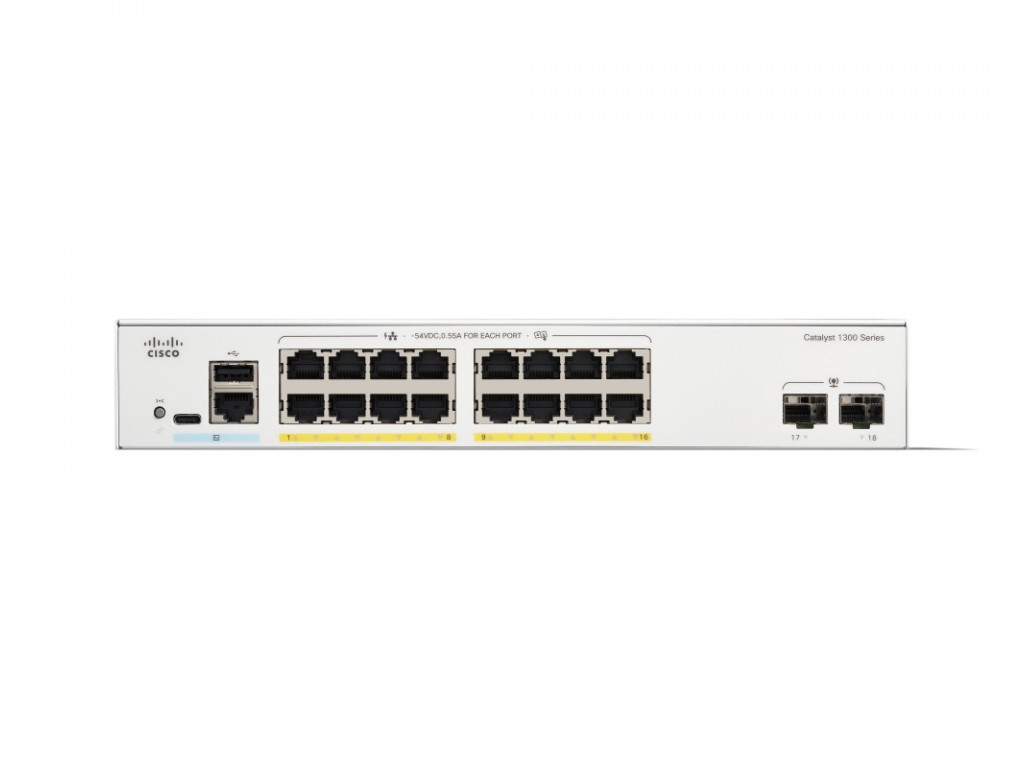 Комутатор Cisco Catalyst 1300 16-port GE 26865.jpg