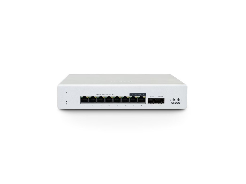 Комутатор Cisco Meraki MS130-8X Cloud Mgd. 6GE + 2x(2.5GE) 120W PoE Switch 26876.jpg