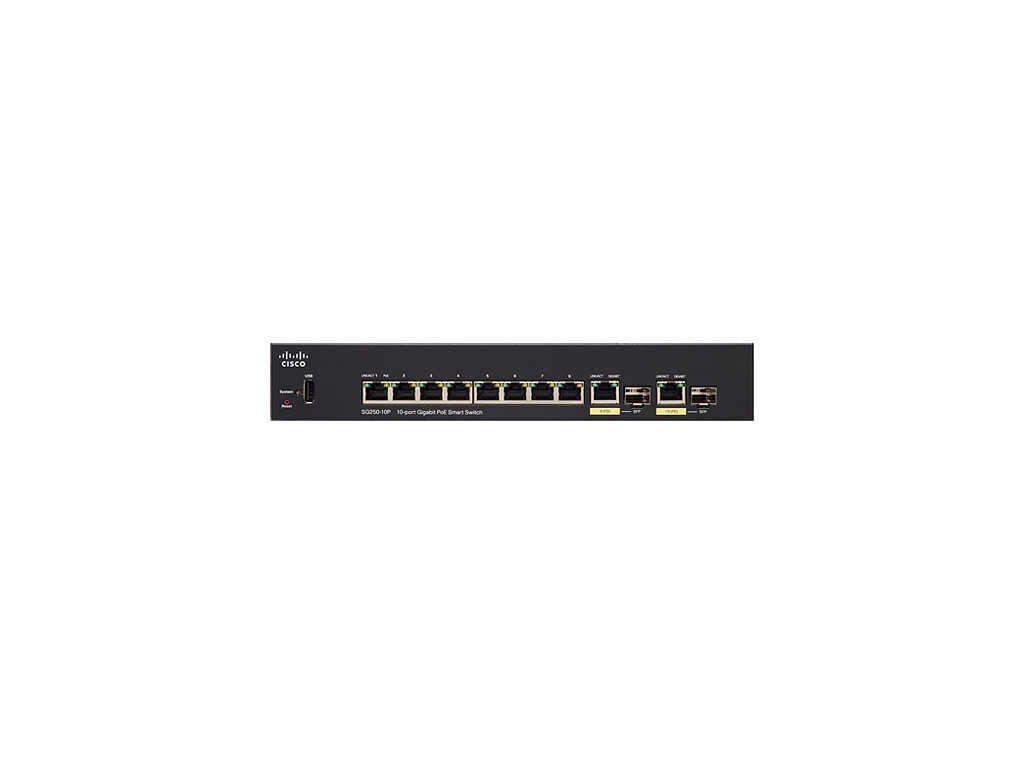 Комутатор Cisco SG250-10P 10-port Gigabit PoE Switch 8950.jpg