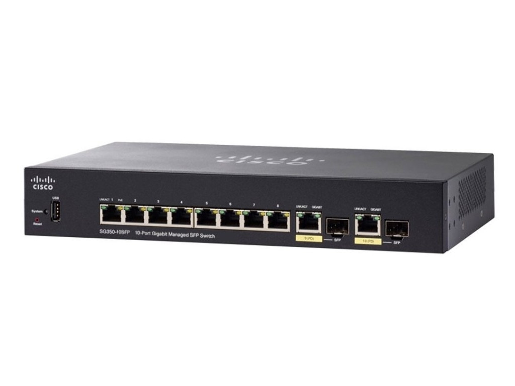 Комутатор Cisco SG350-10SFP 10-port Gigabit Managed SFP Switch 8967.jpg