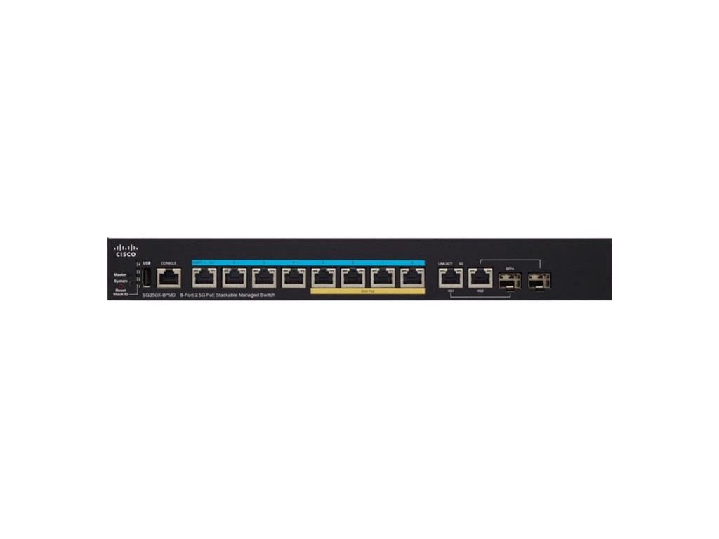 Комутатор Cisco SG350X-8PMD 8-Port 2.5G PoE Stackable Managed Switch 8974.jpg