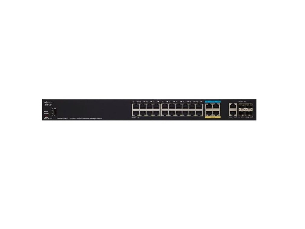 Комутатор Cisco SG350X-24PD 24-Port 2.5G PoE Stackable Managed Switch 8975.jpg