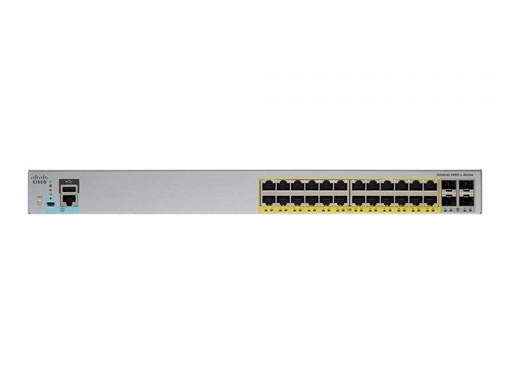 Комутатор Cisco Catalyst 2960L 24 port GigE with PoE 9084.jpg