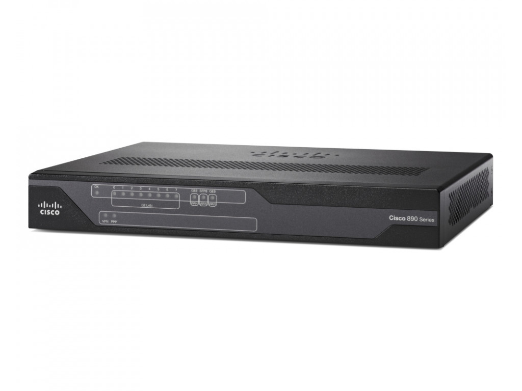 Рутер Cisco 892FSP 1 GE and 1GE/SFP High Perf Security Router 9720.jpg