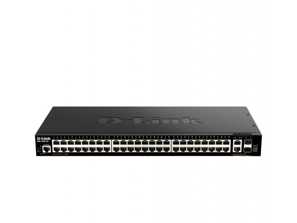 Комутатор D-Link 48 ports GE + 2 10GE ports + 2 SFP+ Smart Managed Switch 21341.jpg