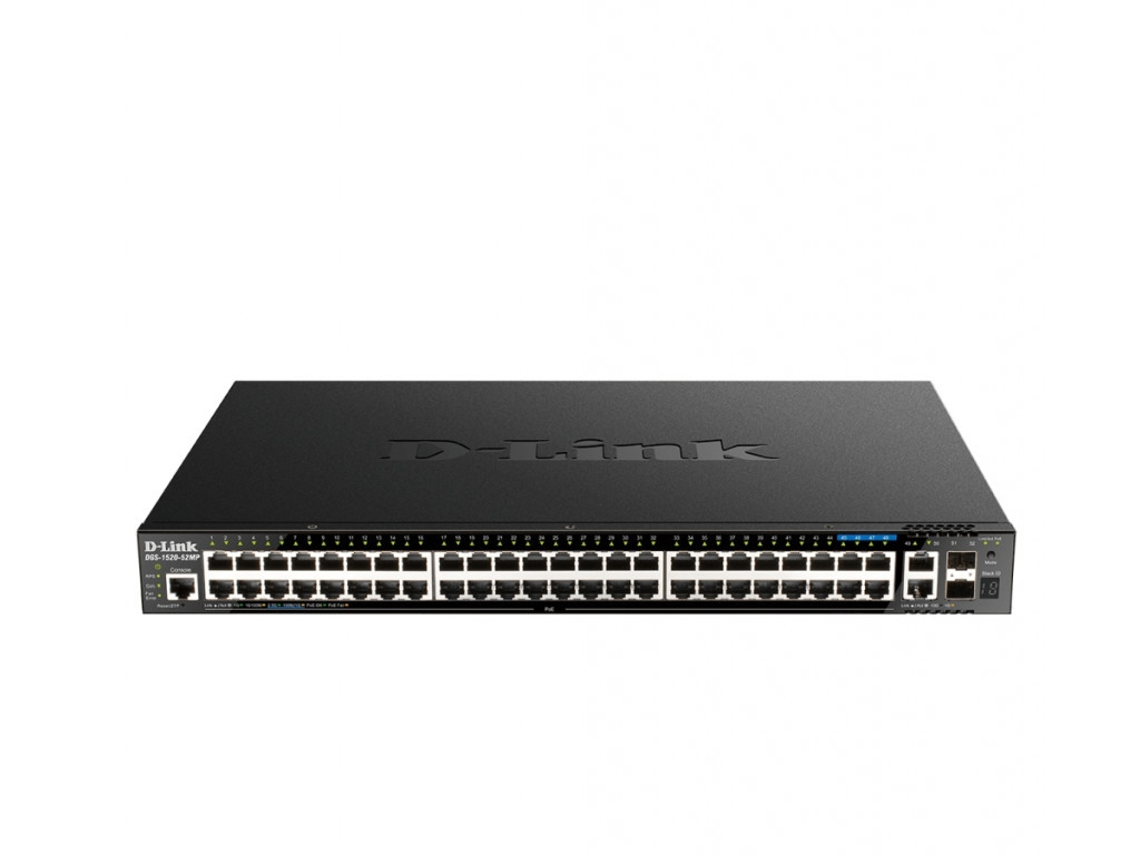 Комутатор D-Link 44 ports GE PoE + 4 ports 2.5 GE PoE + 2 10 GE ports + 2 SFP+ Smart Managed Switch 21342.jpg