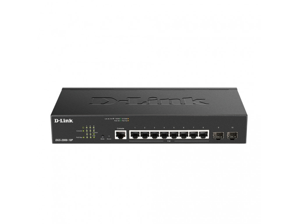 Комутатор D-Link 8-port Gbit PoE Managed Switch incl. 2x SFP 21343.jpg