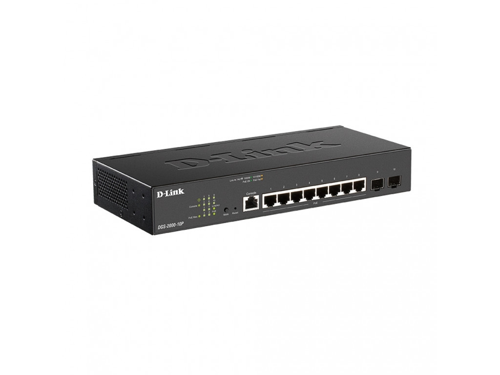 Комутатор D-Link 8-port Gbit PoE Managed Switch incl. 2x SFP 21343_1.jpg