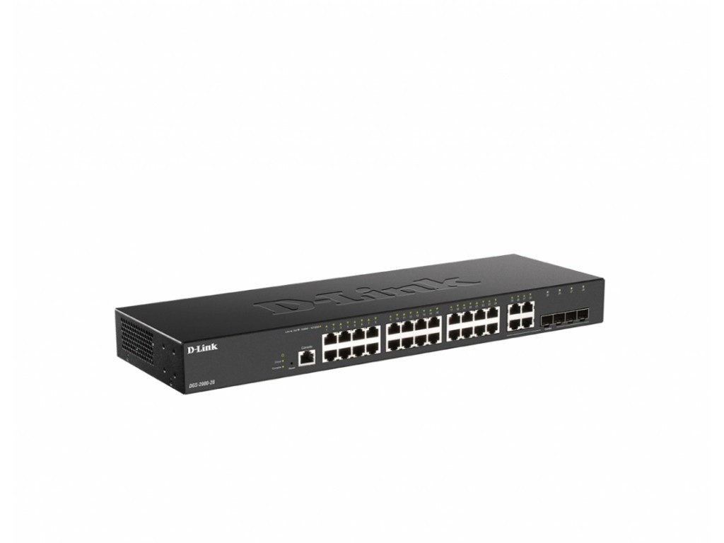 Комутатор D-Link 24-port Gigabit Managed Switch plus 4 Combo 1000BaseT/SFP 21344_1.jpg