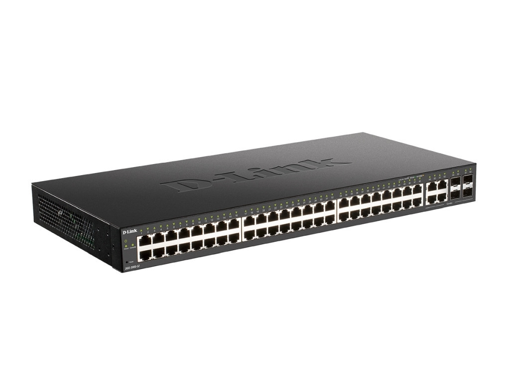 Комутатор D-Link 48-port Gigabit Managed Switch + 4 Combo 1000BaseT/SFP 24198_1.jpg