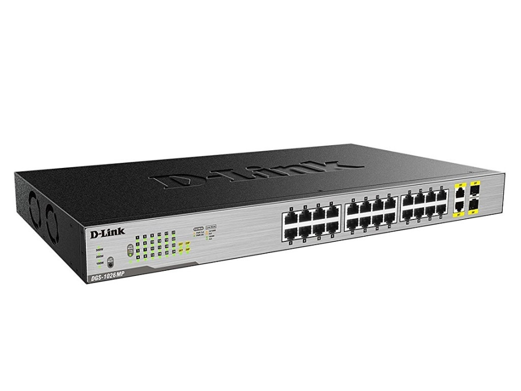 Комутатор D-Link 24-Port Desktop Gigabit PoE + 2GE Combo Switch 9258_1.jpg