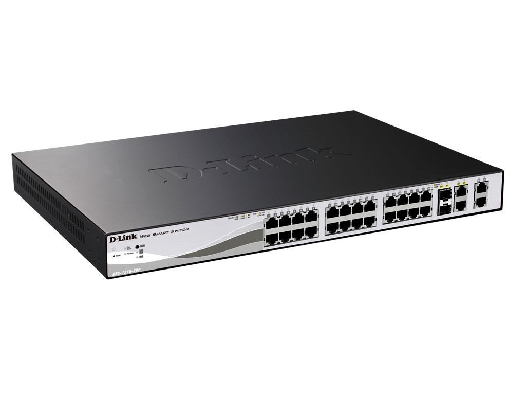 Комутатор D-Link 24-port 10/100 PoE Smart Switch + 2 Combo 1000BaseT/SFP + 2 Gigabit 9266.jpg