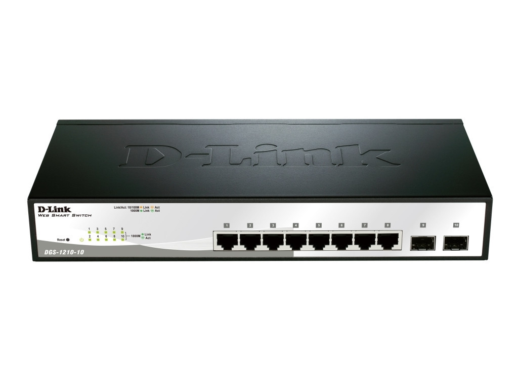 Комутатор D-Link 10-Port Gigabit Smart Switch with 2 SFP ports 9277.jpg