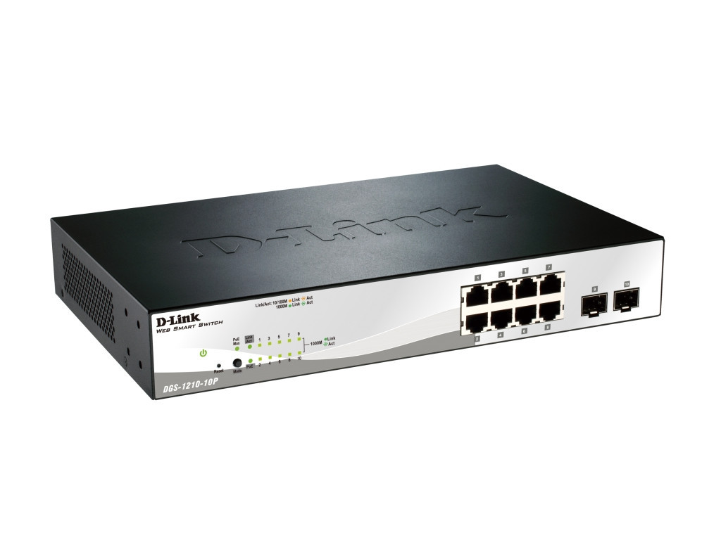 Комутатор D-Link 10-port 10/100/1000 Gigabit PoE Smart Switch including 2 SFP 9278_19.jpg