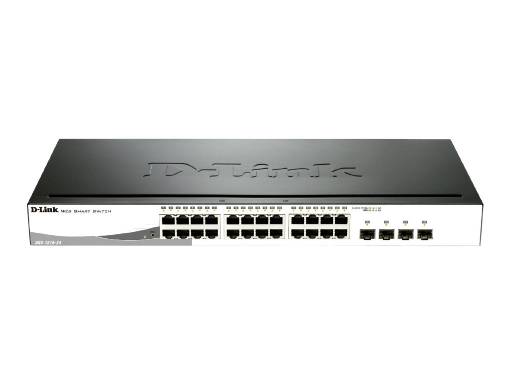 Комутатор D-Link 24-port 10/100/1000 Gigabit Smart Switch + 4 SFP 9282.jpg