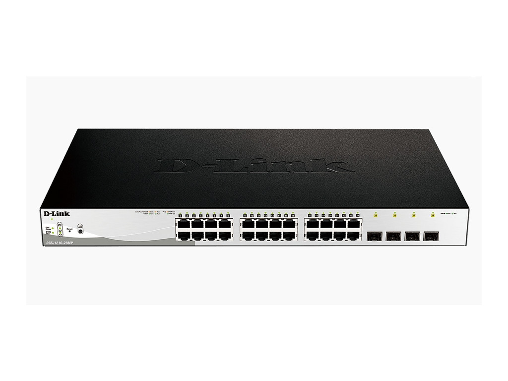 Комутатор D-Link 28-Port Gigabit PoE+ Smart Switch including 4 SFP Ports 9287.jpg